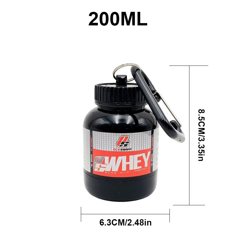 Whey Protein Isolate - Contenitore portatile per integratori di proteine