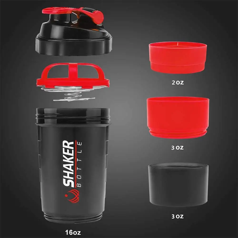 Whey Protein Isolate - Shaker per polvere con bottiglia di