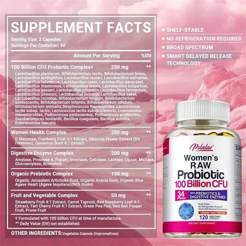 Probiotici crudi per le donne: - Probiotics Women Health recensione e prezzo