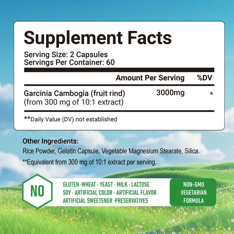 Capsule di Garcinia Cambogia:  - Garcinia Cambogia Extract recensione e prezzo