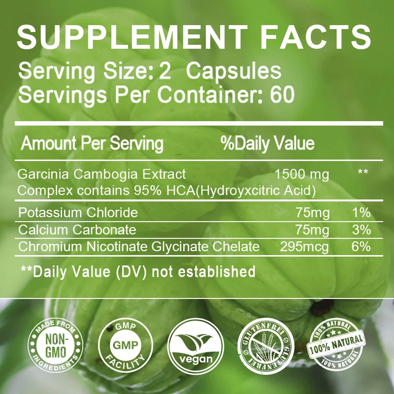 Capsule di Garcinia Cambogia:  - Garcinia Cambogia Extract recensione e prezzo