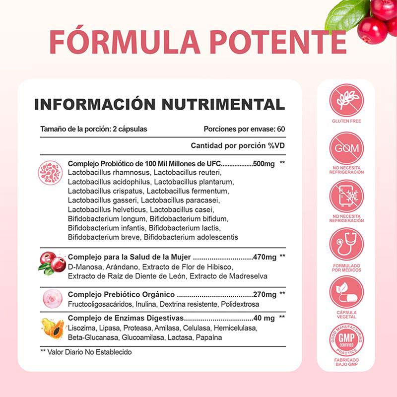 PROBIOTICOS MUJER Capsule - Ai - Probiotics Women Health recensione e prezzo
