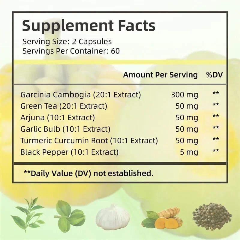 Capsule di Puro Estratto di Ga - Garcinia Cambogia Extract recensione e prezzo